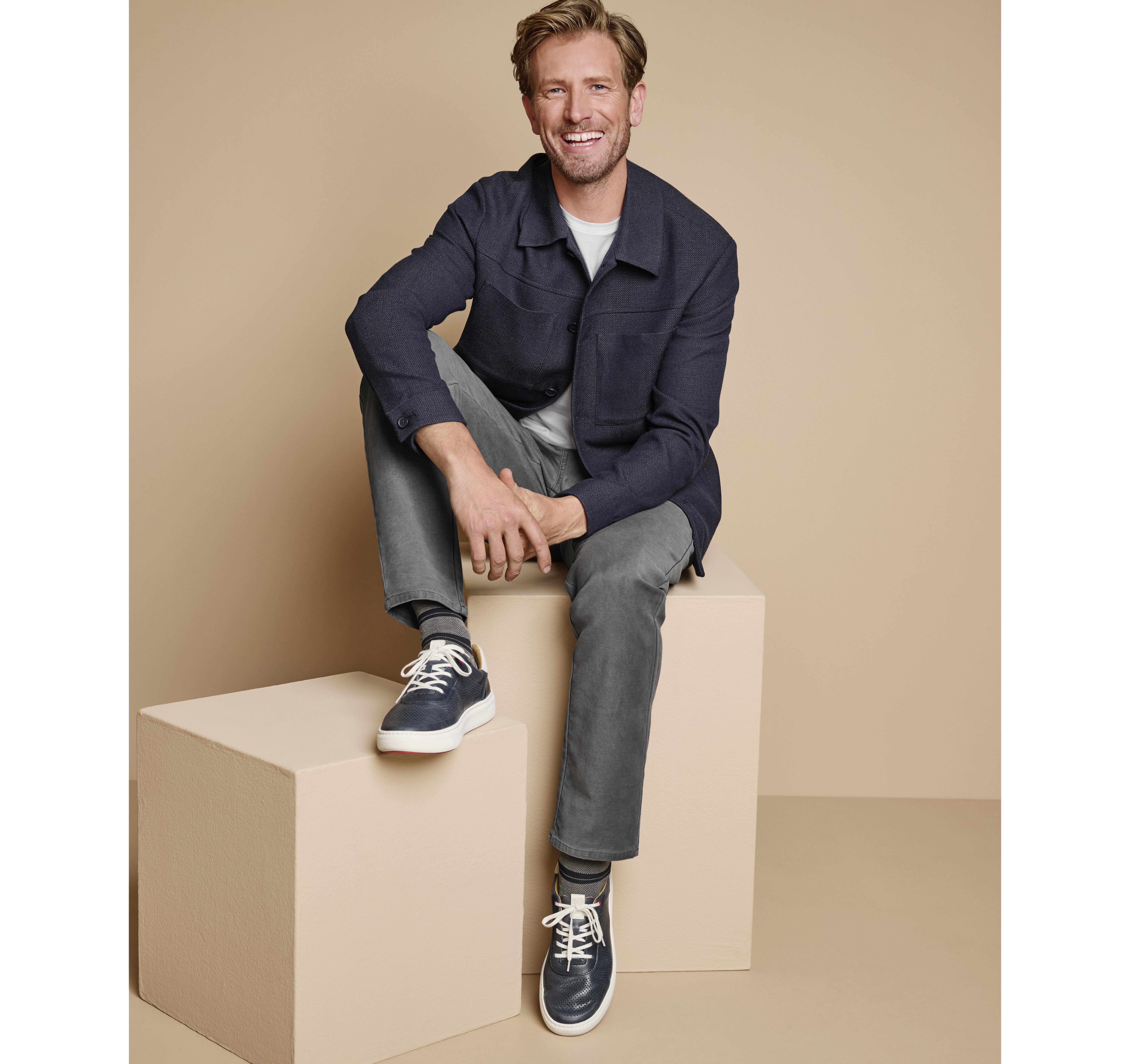 Men's Patterned Shirt Jacket | Johnston & Murphy