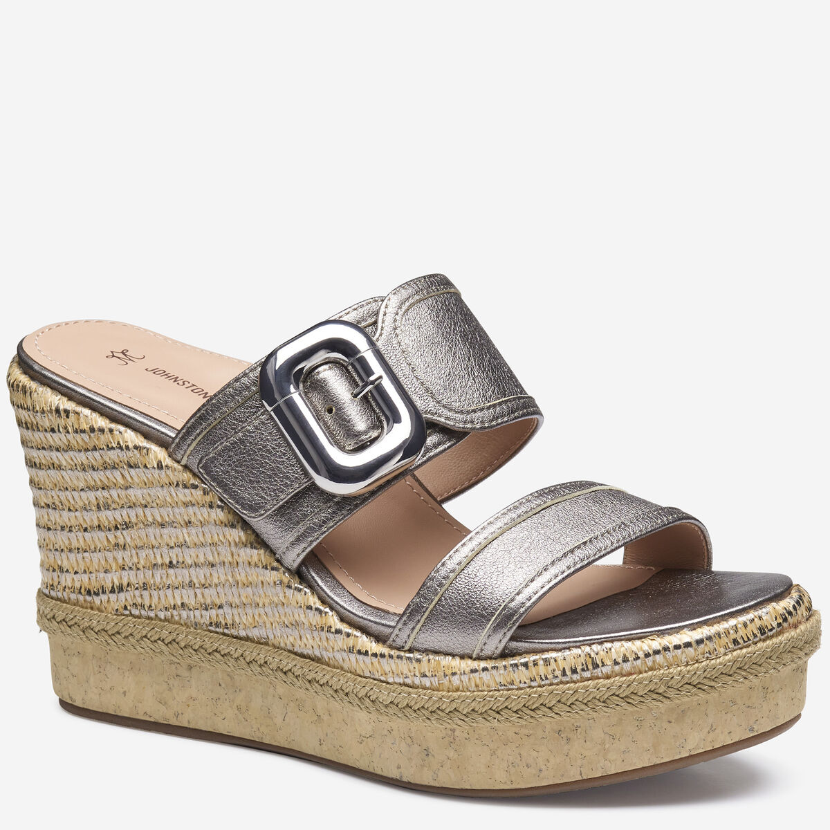 Addison Buckle-Strap Wedge image number null