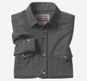 Brushed Button-Front Knit Shirt image number null