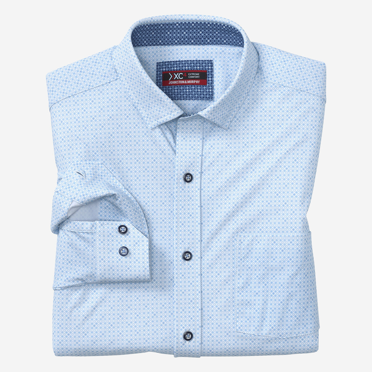 XC4® Motion Long-Sleeve Print Knit Shirt image number null