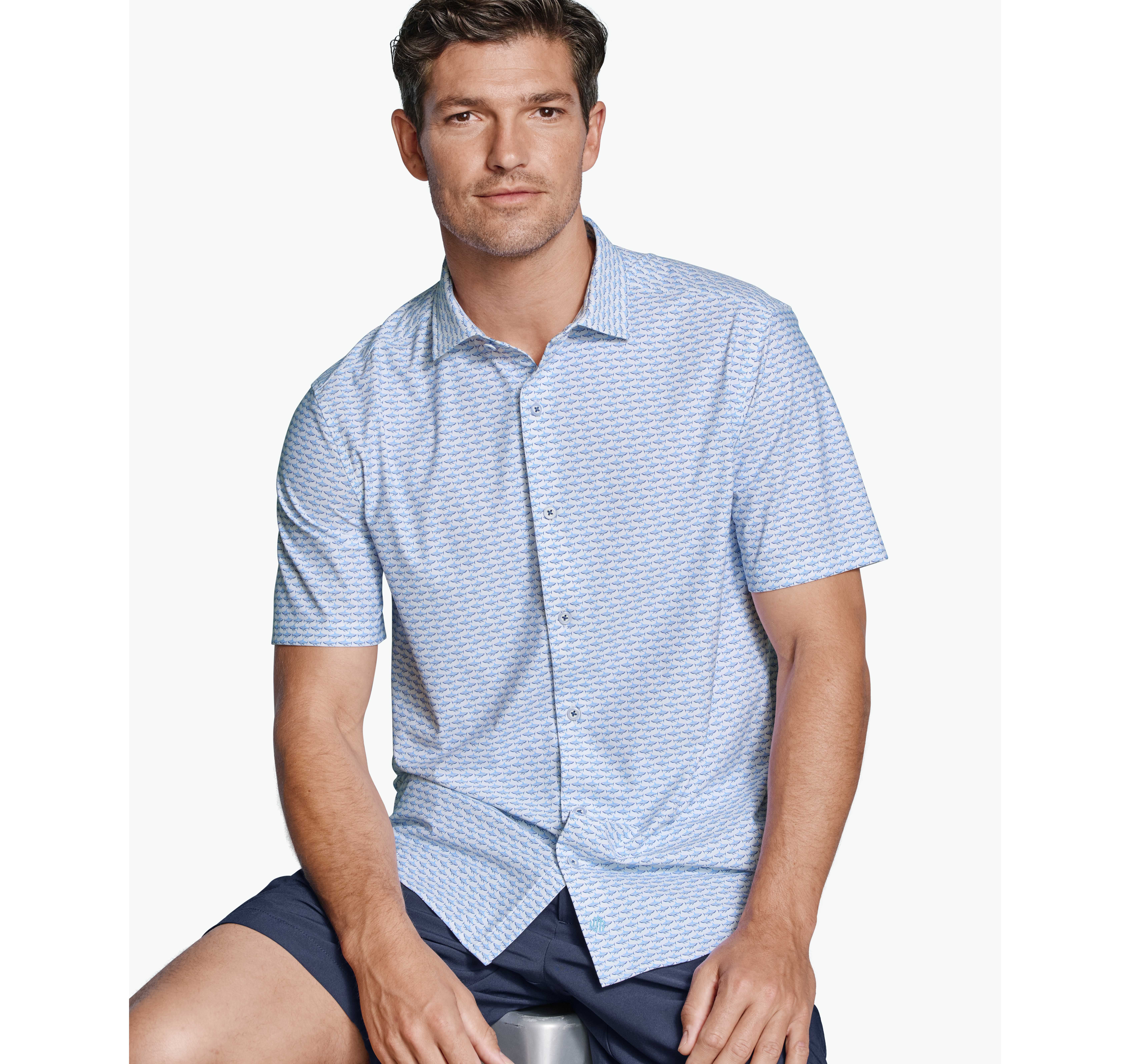 XC+™ Motion Short-Sleeve Print Knit Shirt