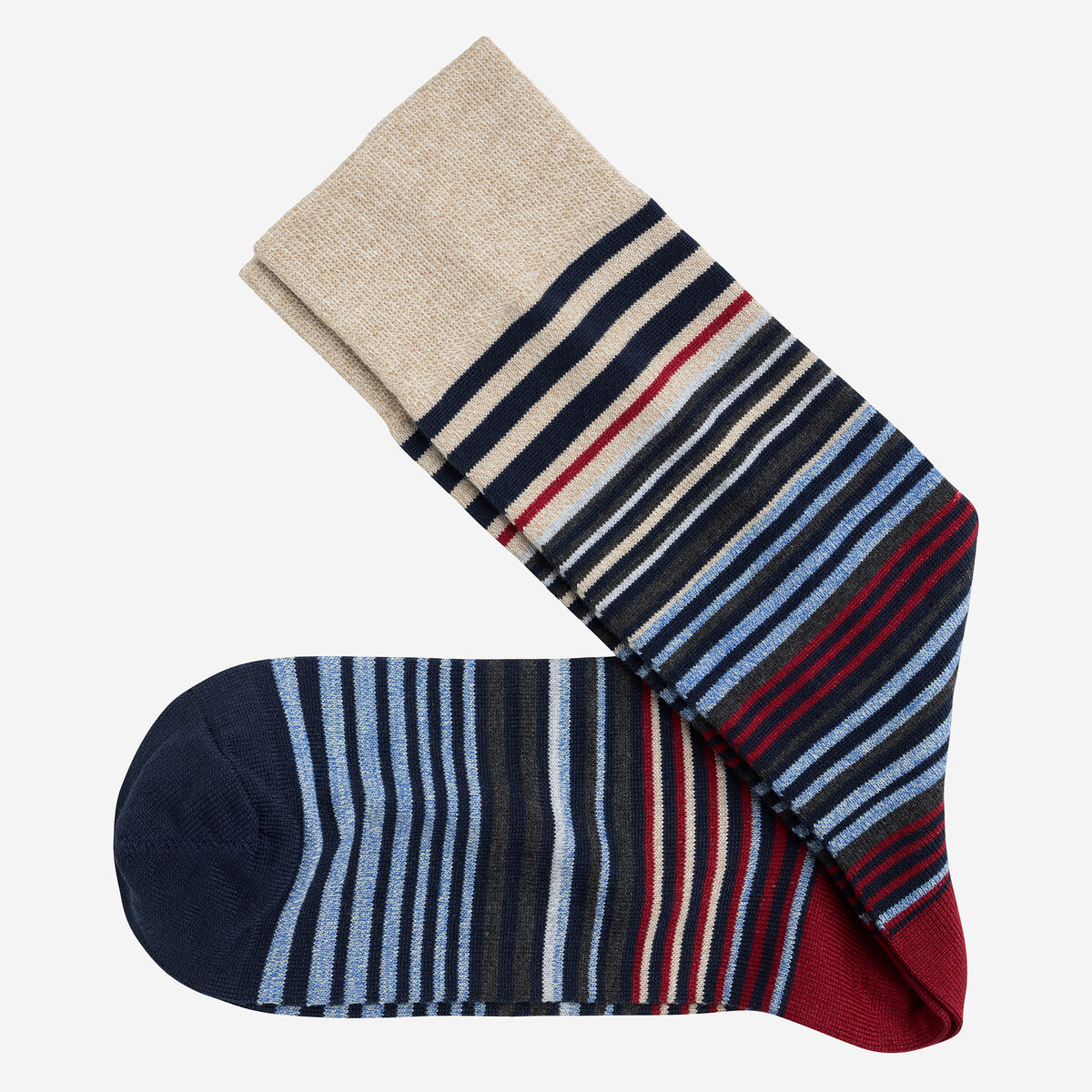 Striped Dress Socks image number null