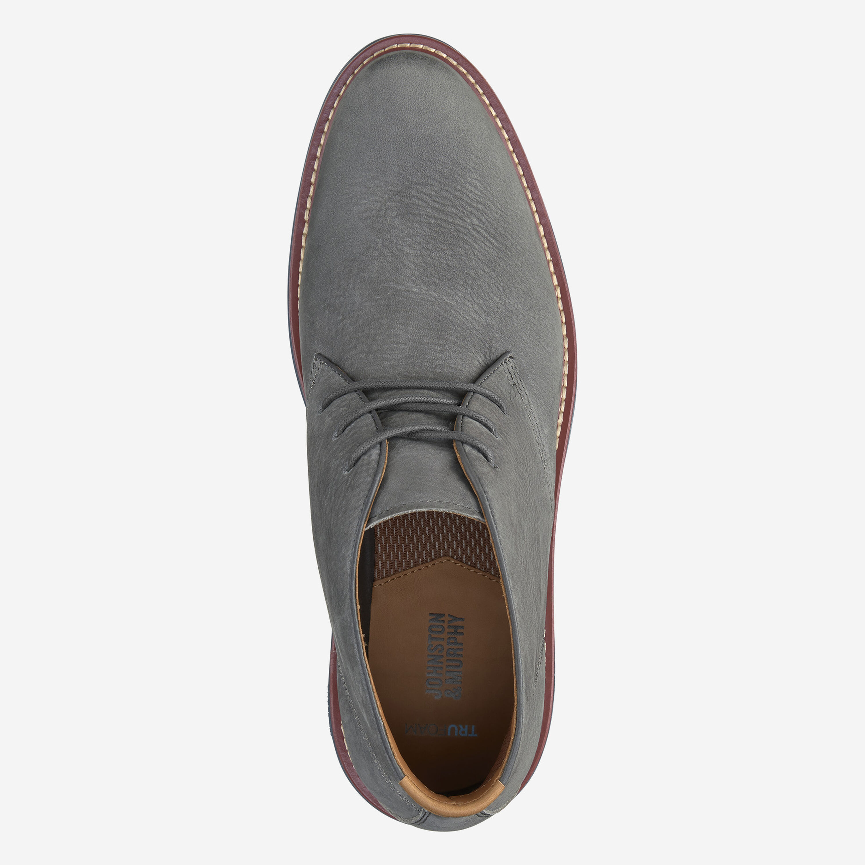 Johnston Murphy Gray Suede Chukka+Matching Belt J. Murphy Johnston & Murphy Chocolate Brown Suede Chukka  main image 2