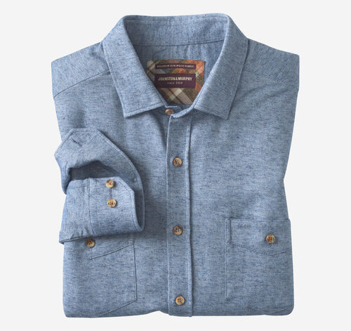 Woodson Heathered Shirt - Blue