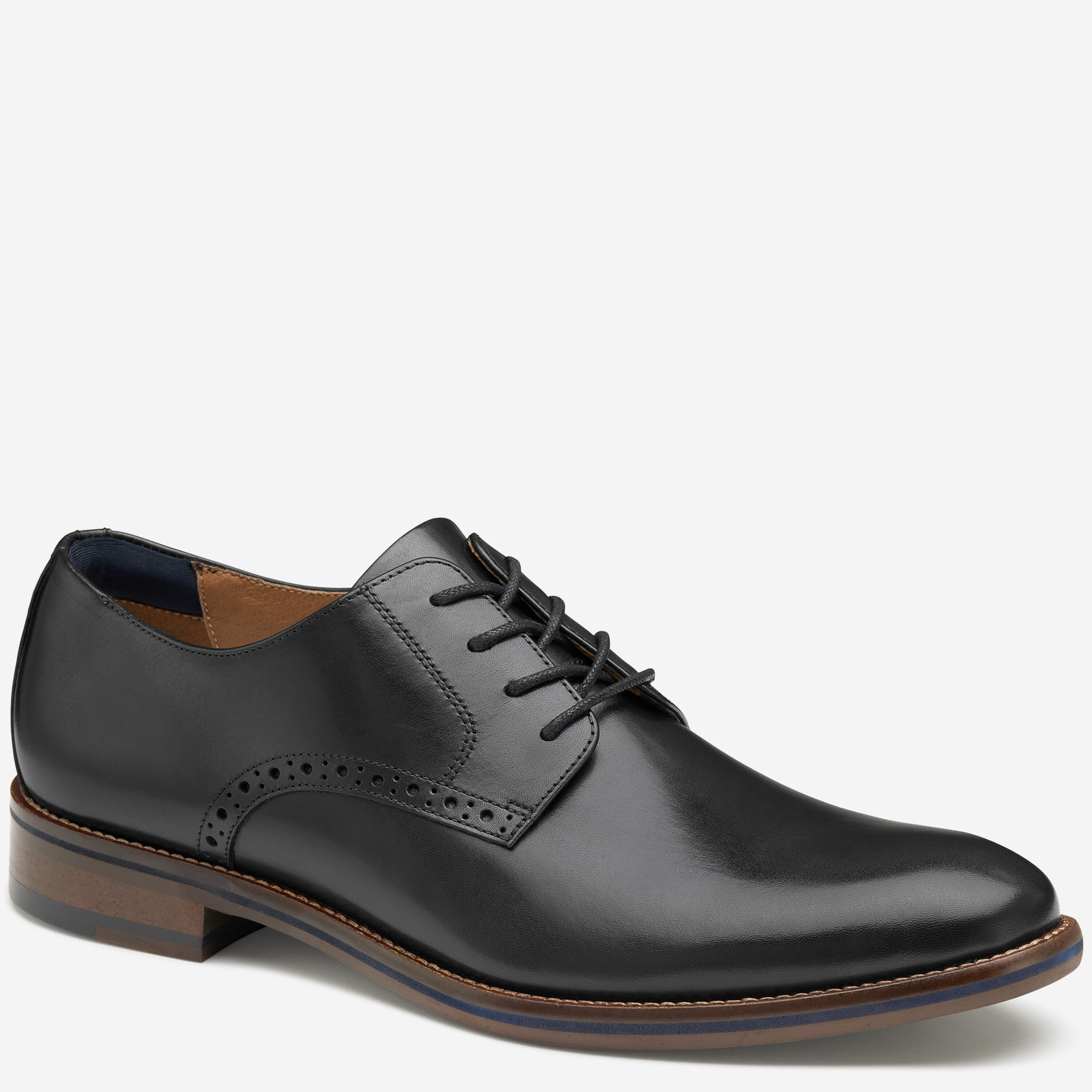 Johnston & Murphy Men’s Conard 2.0 Cap Toe Black Full Grain Leather Amazon.com | Johnston & Murphy Little Kid Conard Cap Toe  main image 2