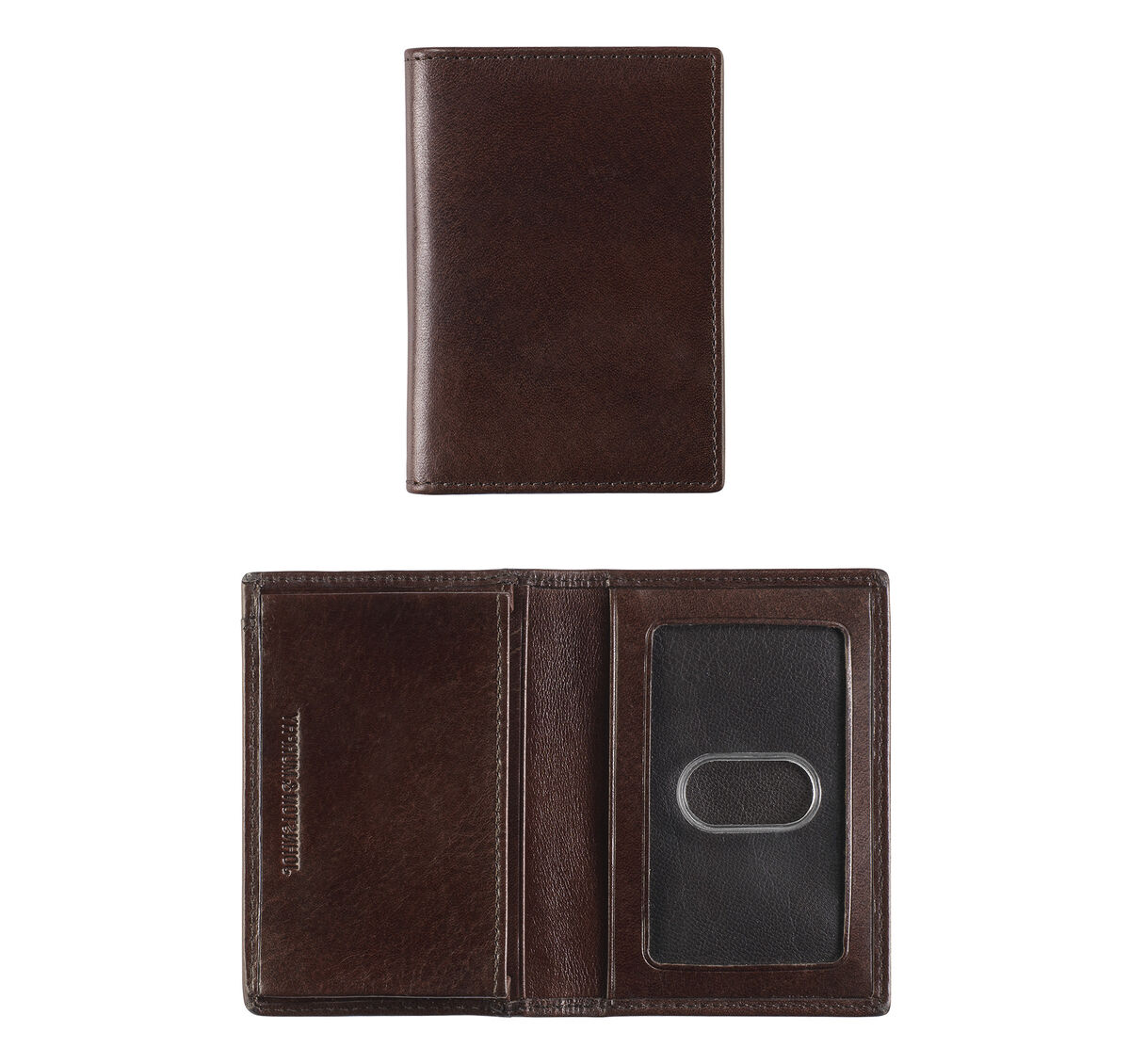 Italian Leather Bifold Card Case image number null