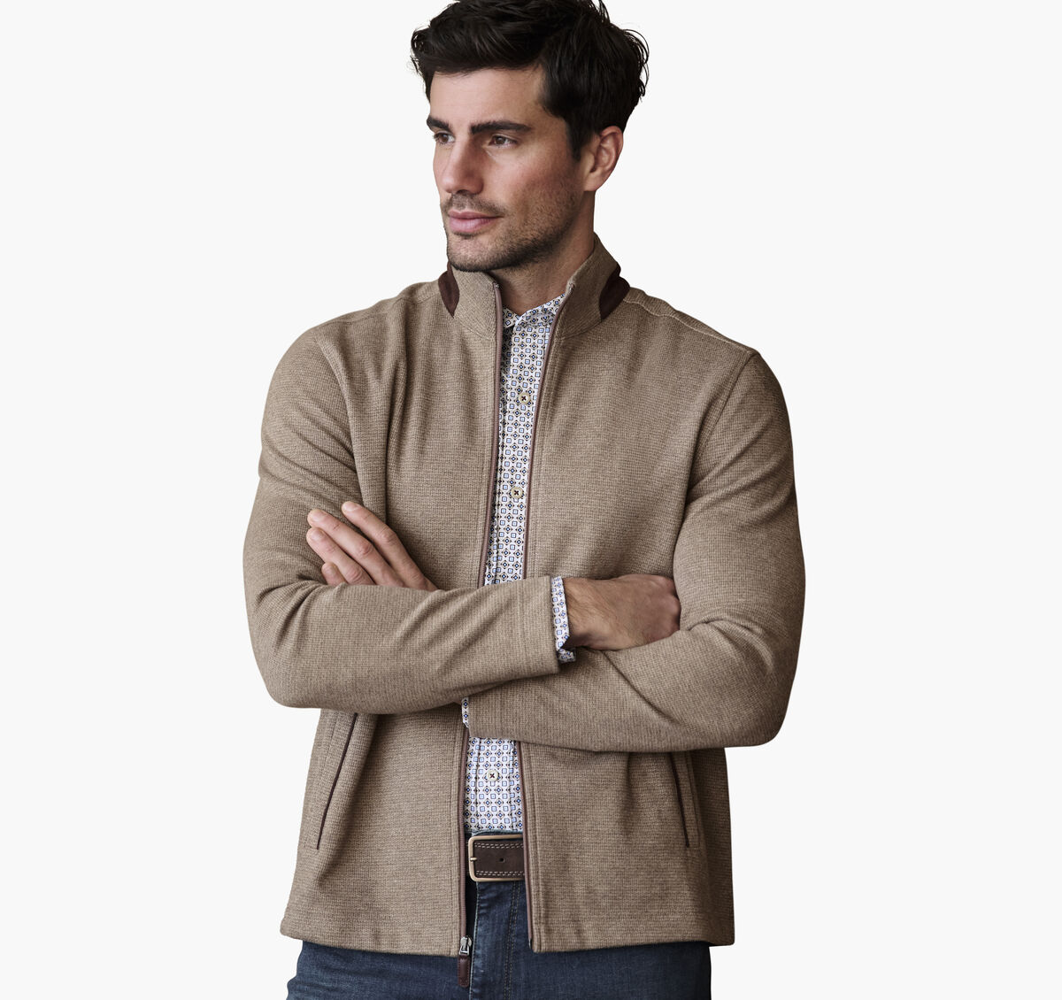 Brushed Full-Zip image number null