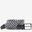 Woven Stretch-Knit Belt image number null