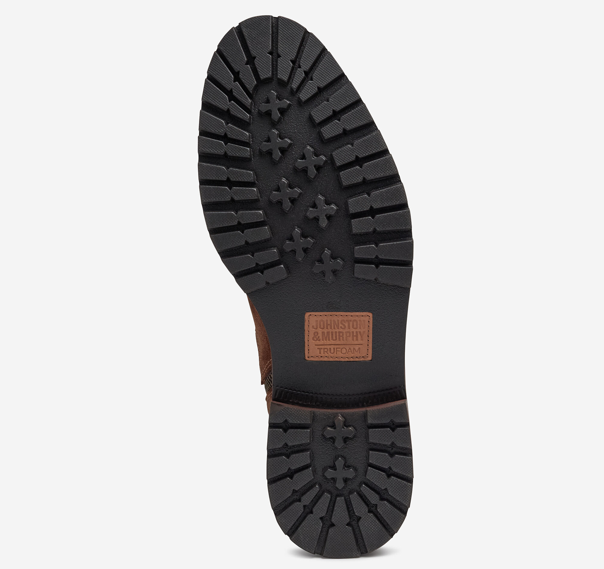 Men's Barrett Zip Boot in Brown Waxed Suede | Johnston & Murphy