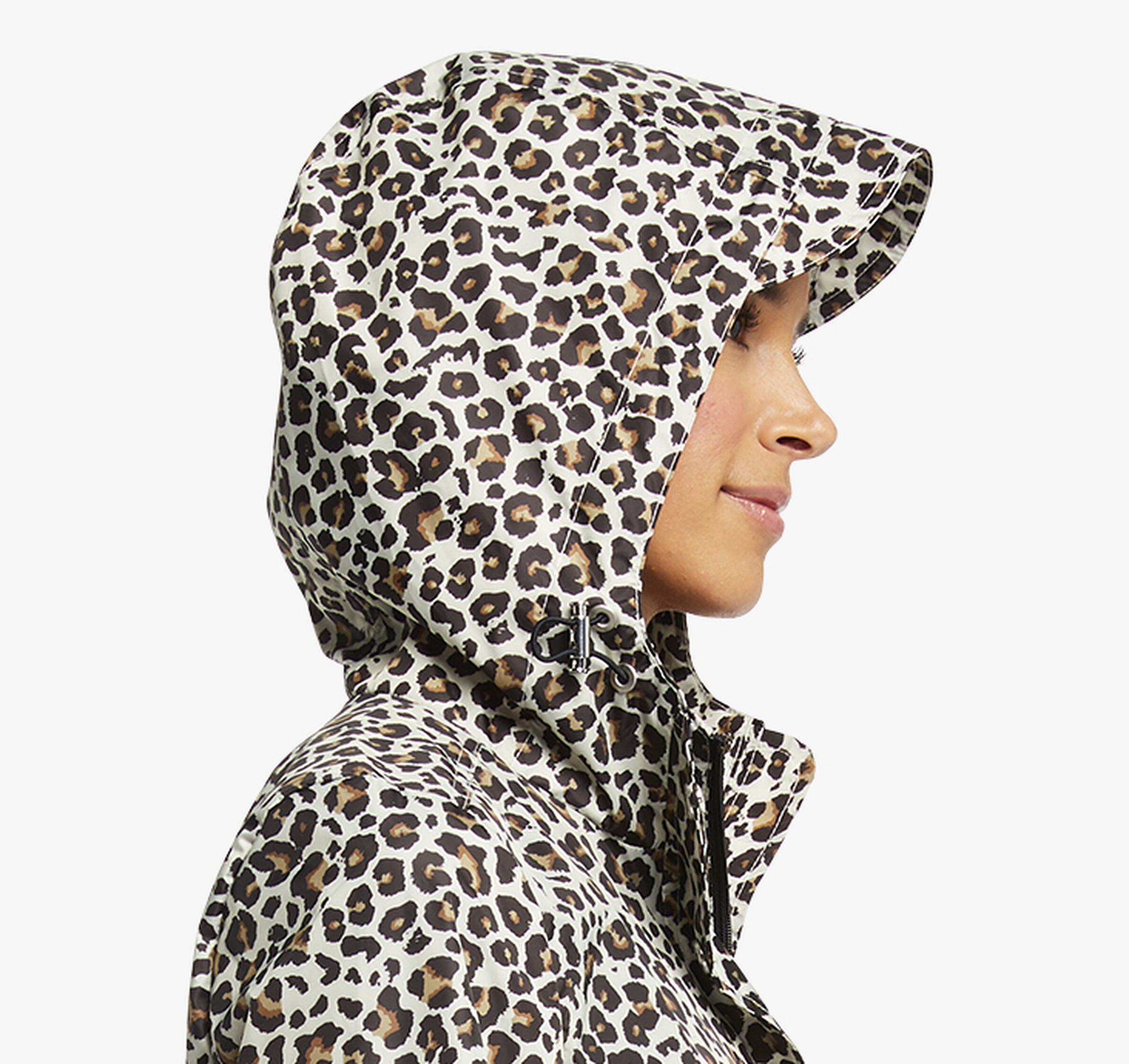 Packable Leopard Rain Jacket Johnston & Murphy