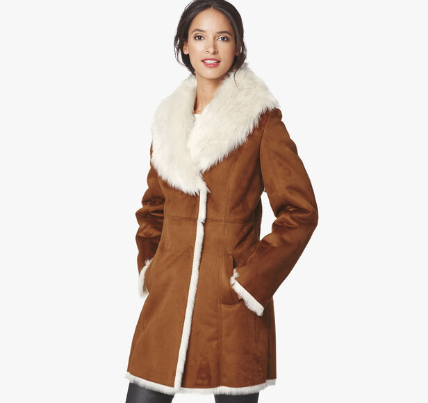 Faux Shearling Jacket Johnston & Murphy