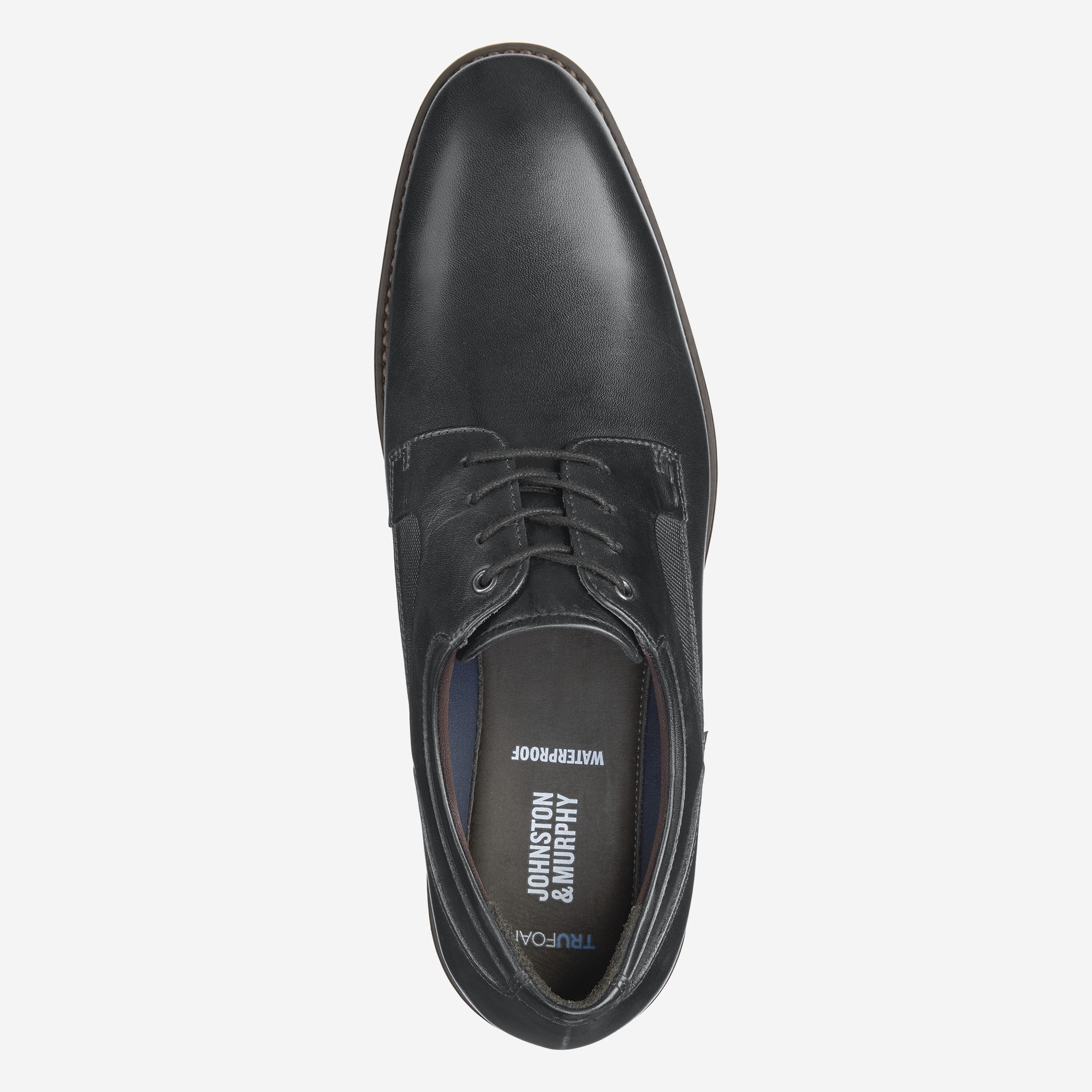 Johnston & Murphy Holcomb Black Leather Oxford Plain Toe Men\'s Shoes. Size 10.5 Men main image 3