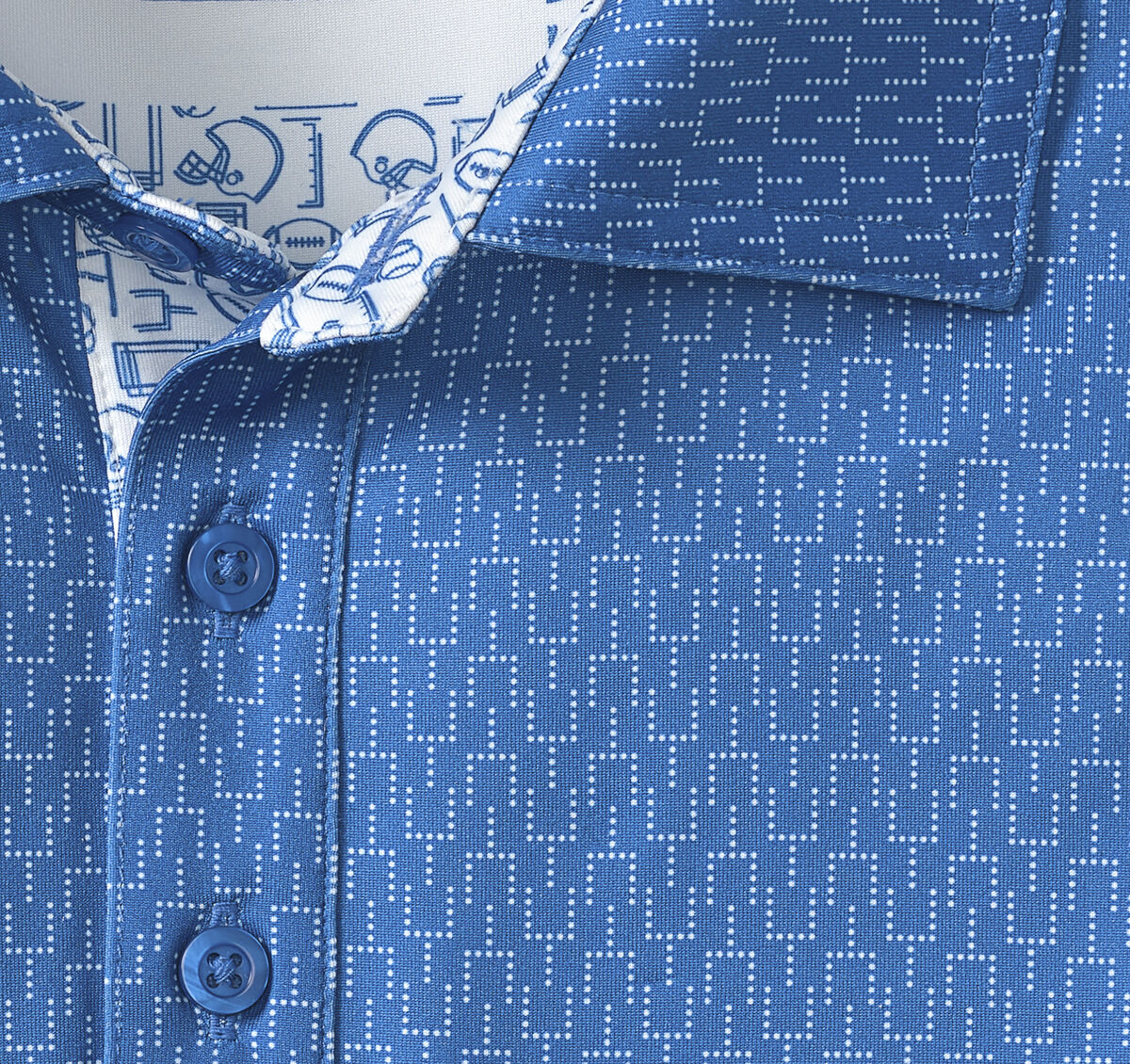 Game Day XC4&reg; Goal Post Print Polo image number null