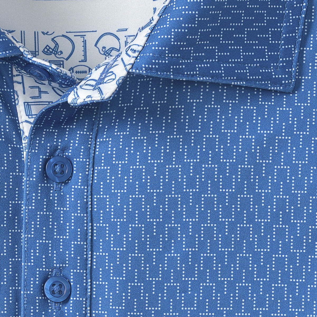 Game Day XC4® Goal Post Print Polo image number null