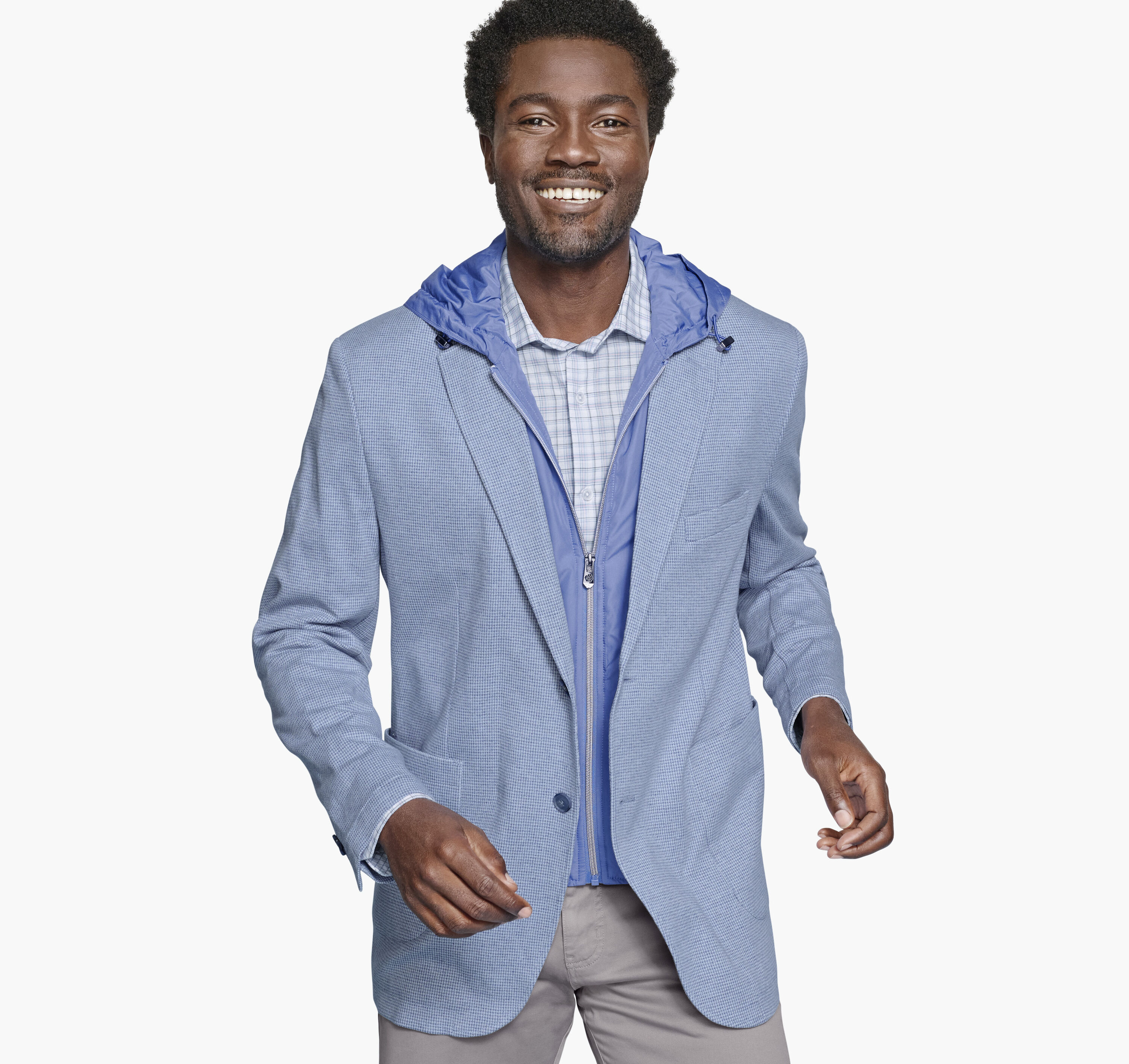 Men's XC Flex Hooded Bib Blazer | Johnston & Murphy Men's XC Flex Hooded Bib Blazer | Johnston & Murphy