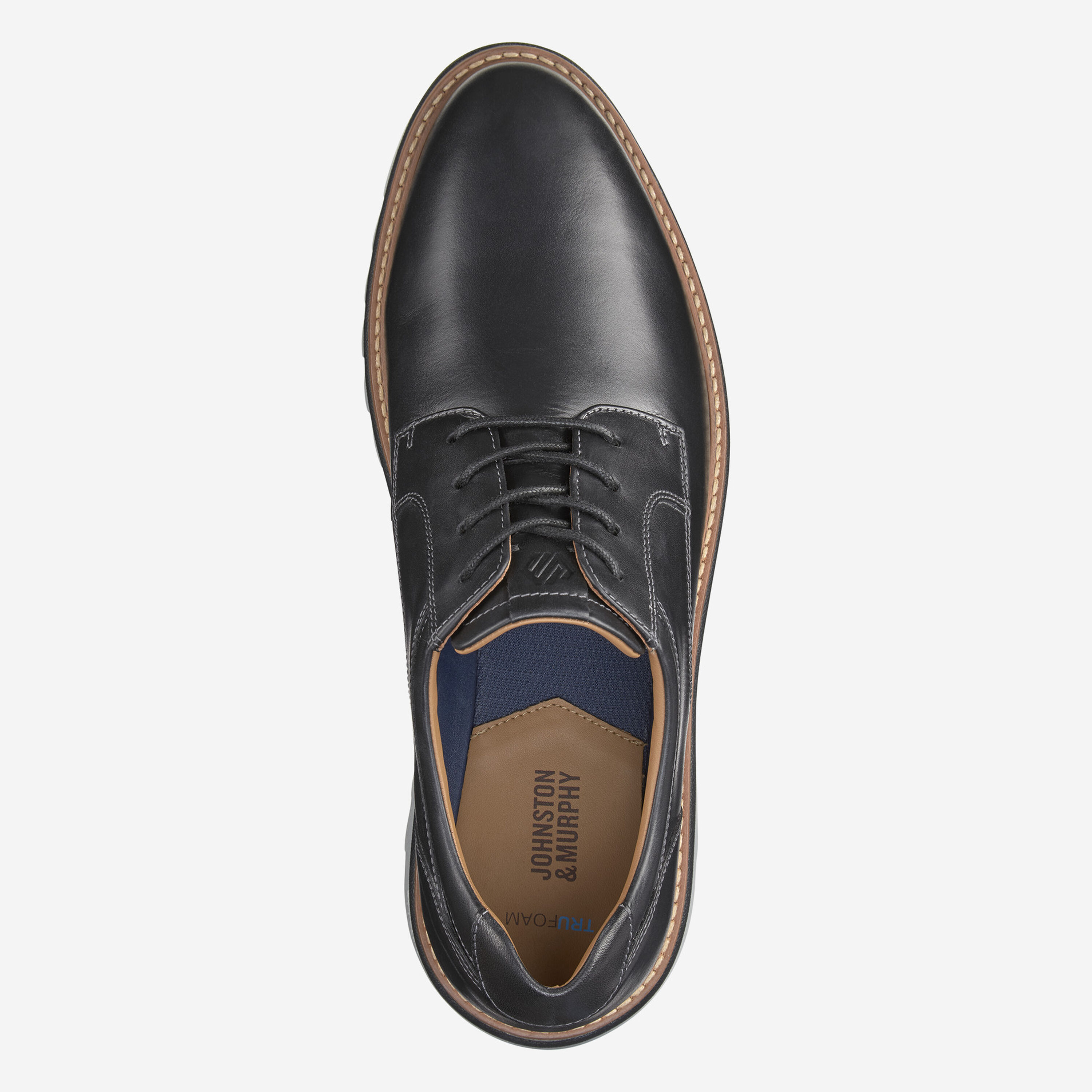 JOHNSTON & MURPHY STYLE BRAYDON PLAIN TOE MENS 9 BLACK NUBUCK NWOB ELEGANT The Braydon Plain Toe by Johnston & Murphy - YouTube main image 4