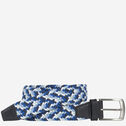 Woven Stretch-Knit Belt image number null