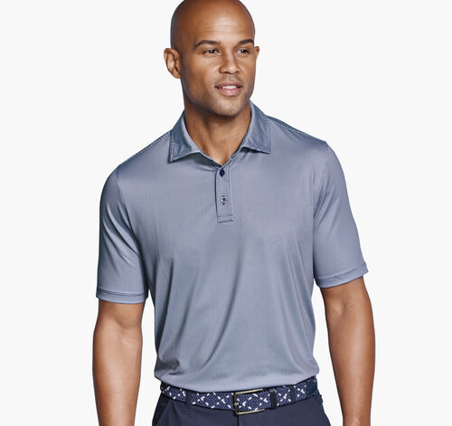 XC+&trade; Ace Performance Polo - Navy/White Gingham
