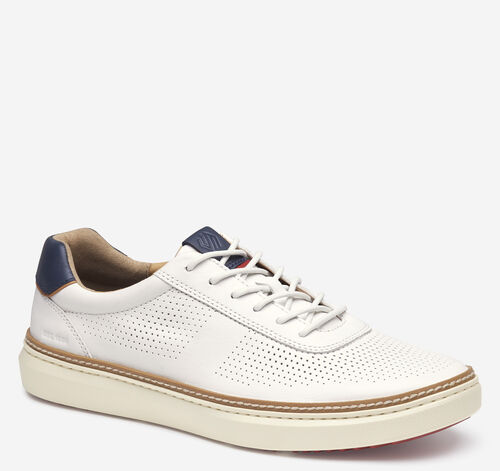 McGuffey 2 Perfed U-Throat - White Full-Grain Leather