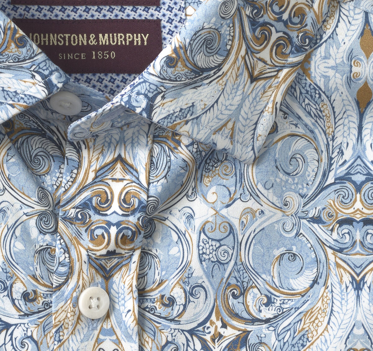 Logan Printed Long-Sleeve Shirt image number null