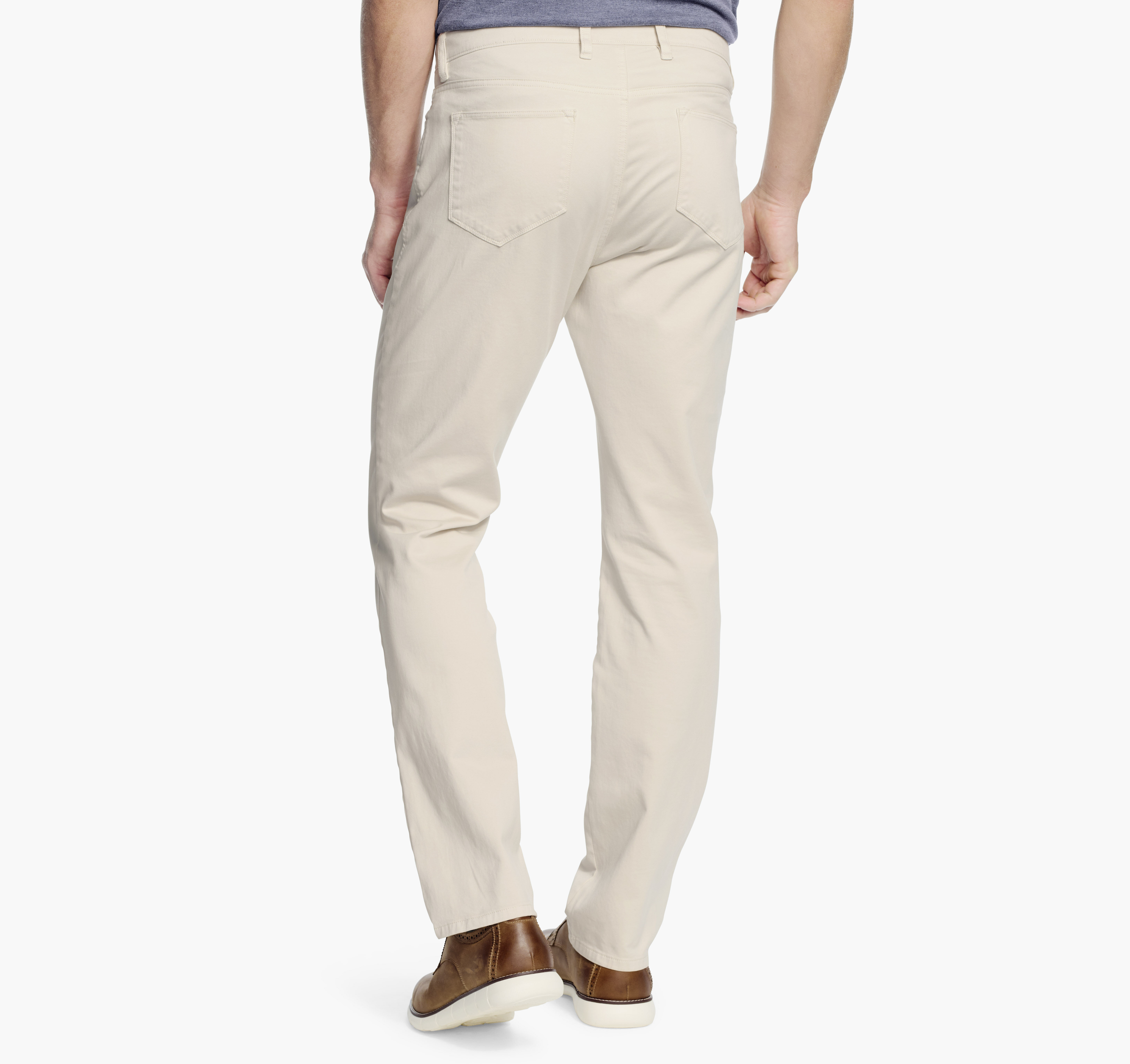 パンツ AW 25 5 POCKET TROUSERS FLOCKED Men's Johnston & Murphy Five-Pocket Pants | Zappos.com