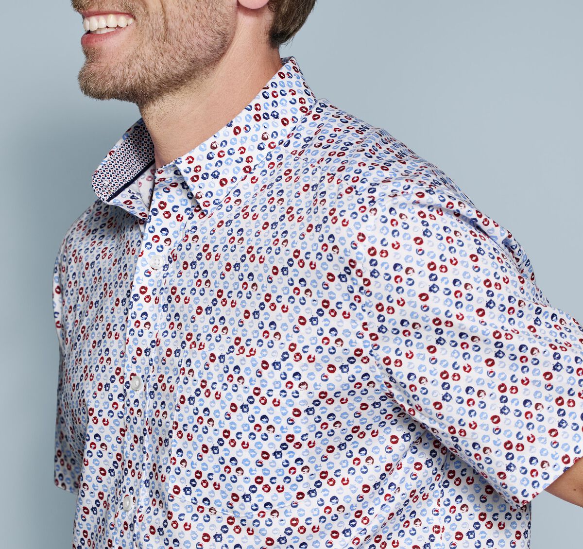 Logan Printed Short-Sleeve Shirt image number null