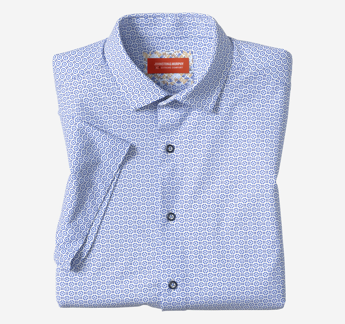 XC+&trade; Motion Short-Sleeve Print Knit Shirt image number null