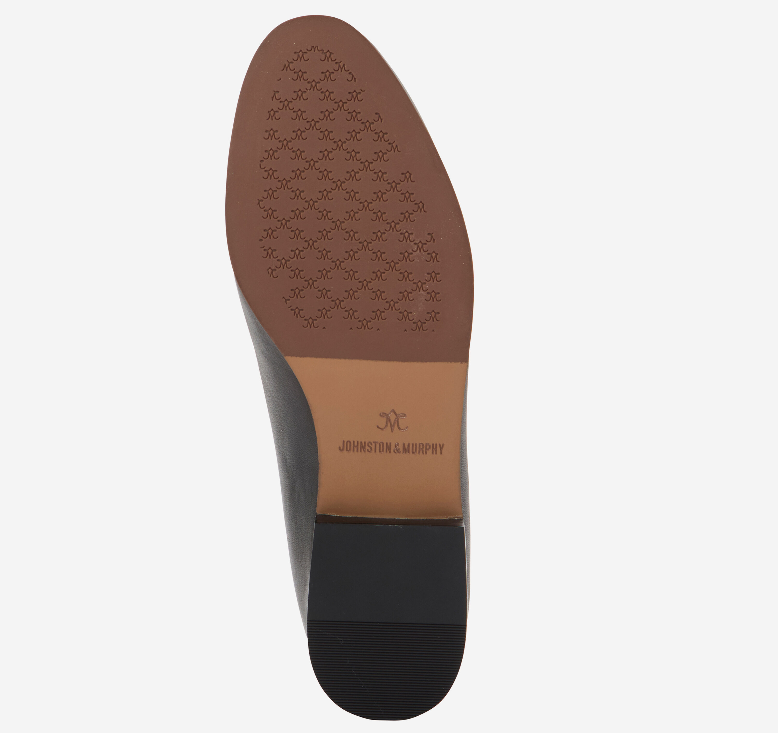 Johnston & Murphy Black Woven Leather Loafers Johnston & Murphy Leather Upper Black Casual Shoes for Men  main image 4
