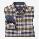 Brushed Heathered Woven Shirts image number null