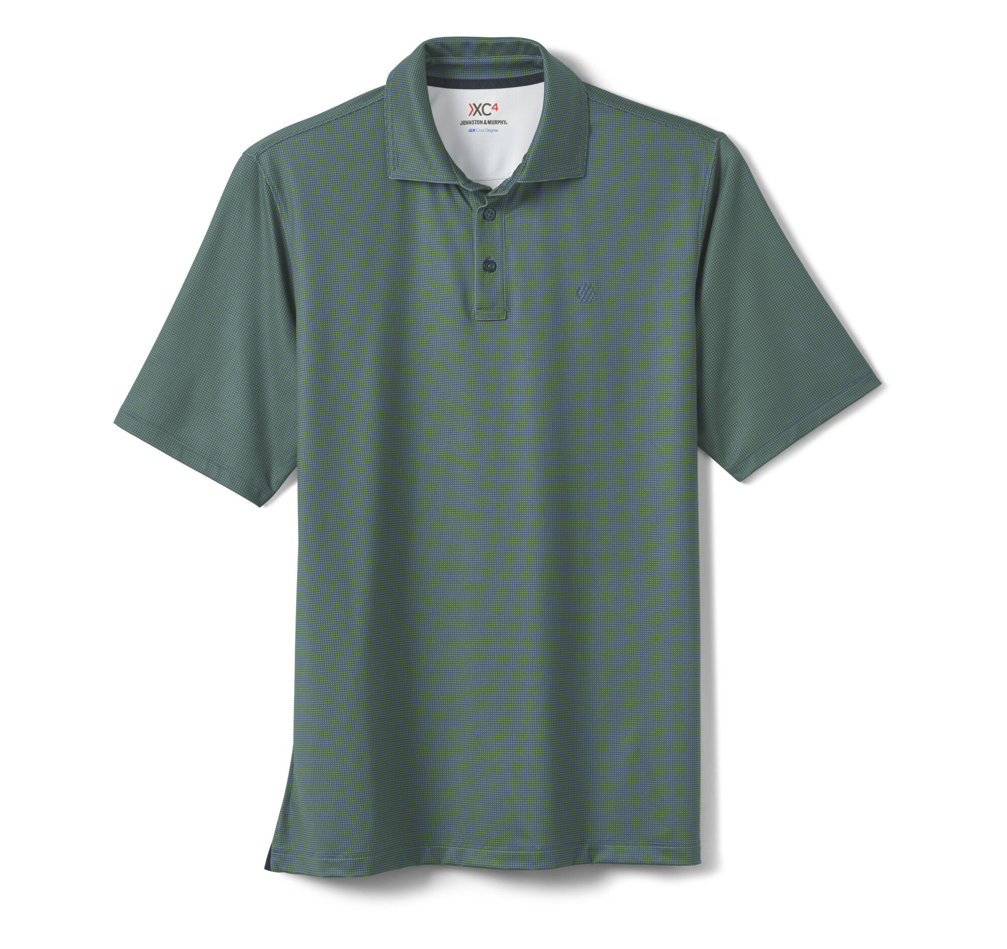 Men's XC4® Performance Gingham Polos + Cool Degree® | Johnston