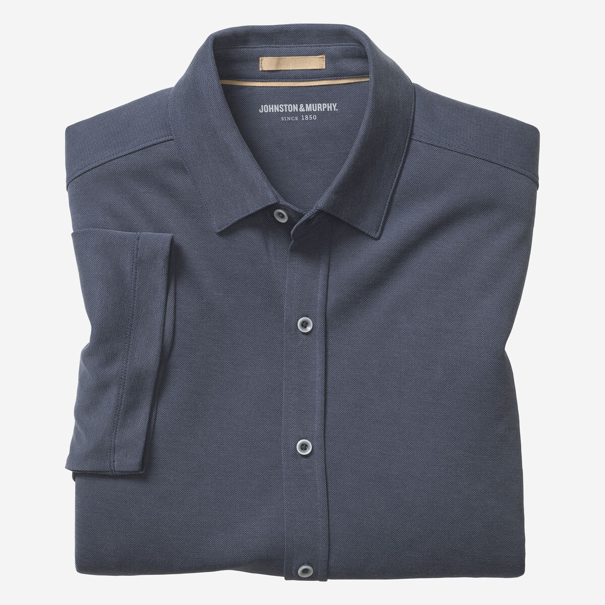 Vintage Birdseye Button-Front Shirt image number null