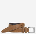 Distressed Casual Leather Belt image number null