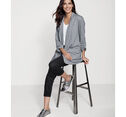 M&eacute;lange Knit Blazer image number null