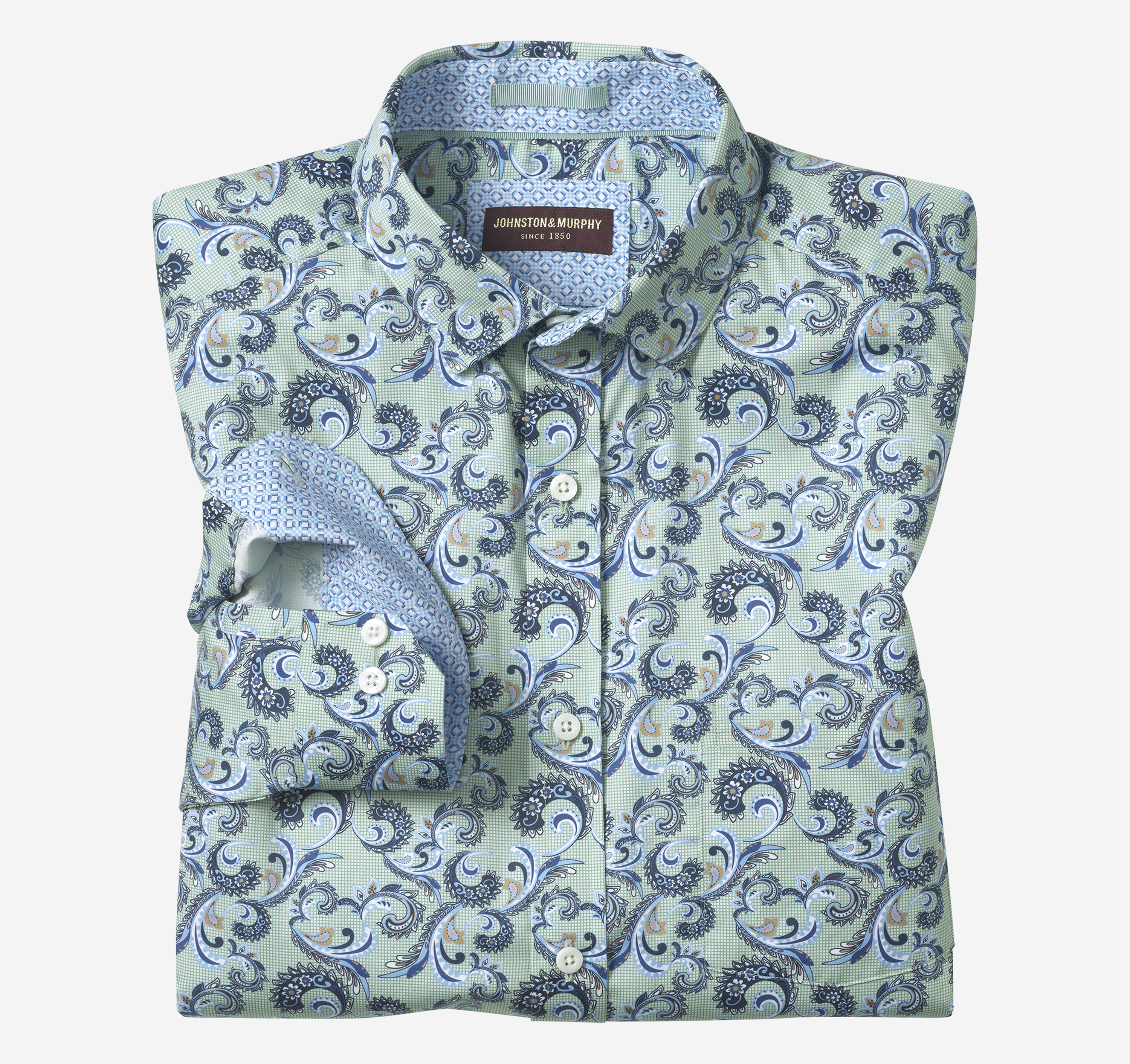 green emerald velvet dress DiBanGu Mens Dress Shirt Solid Sage Green Splicing Silk Button Down Shirt, M