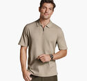 Finn Ribbed Zip Polo image number null
