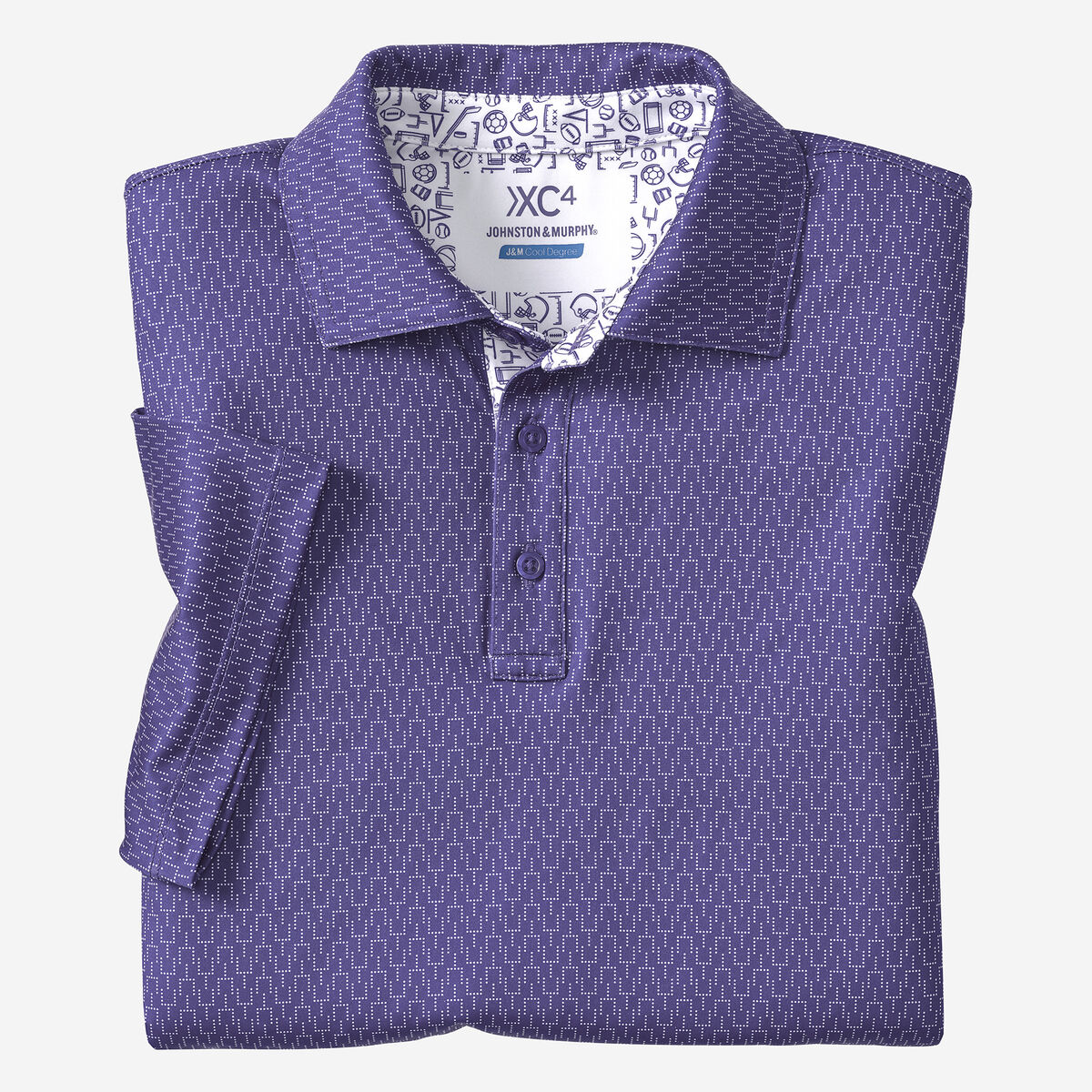 Game Day XC4® Goal Post Print Polo image number null