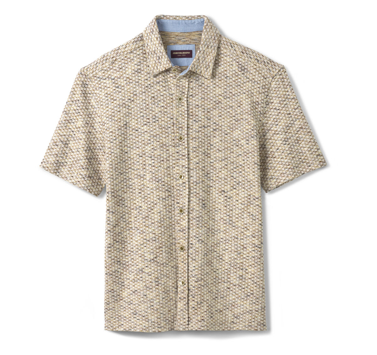 Linden Textured Short-Sleeve Shirt image number null