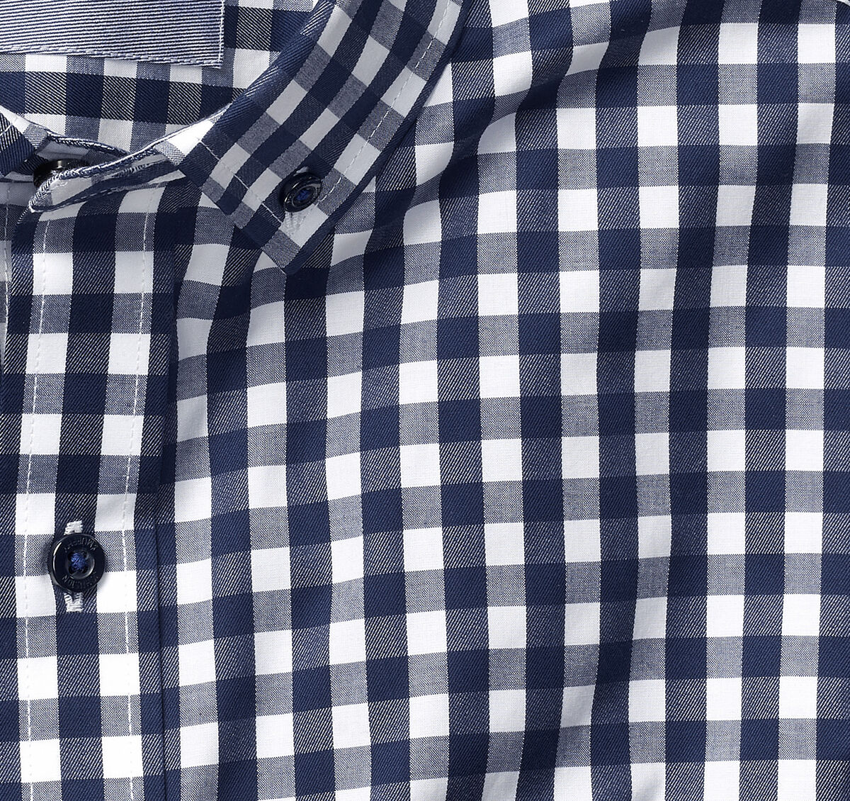 Button-Collar Premium Cotton Shirt image number null