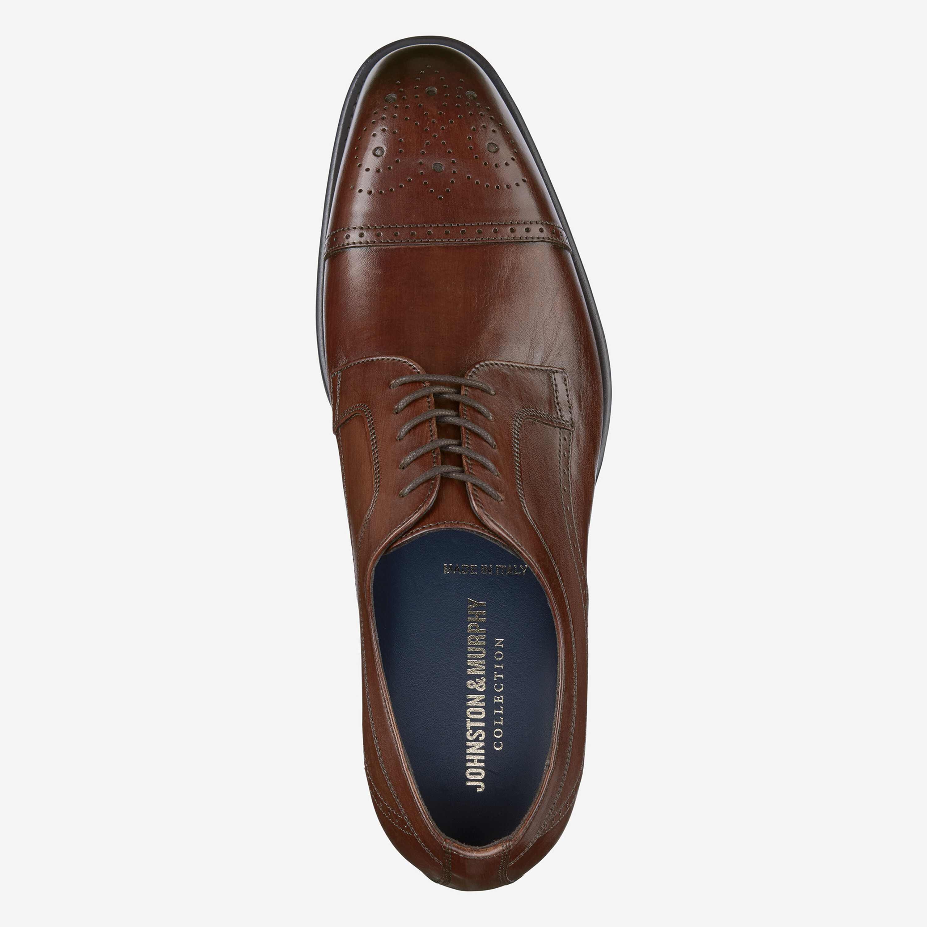 Johnston & Murphy Twisted X Brown Leather Cap Toe Oxford Shoes Mens 11.5 M Johnston & Murphy cap-toe oxford shoes Brown | Mercari main image 4