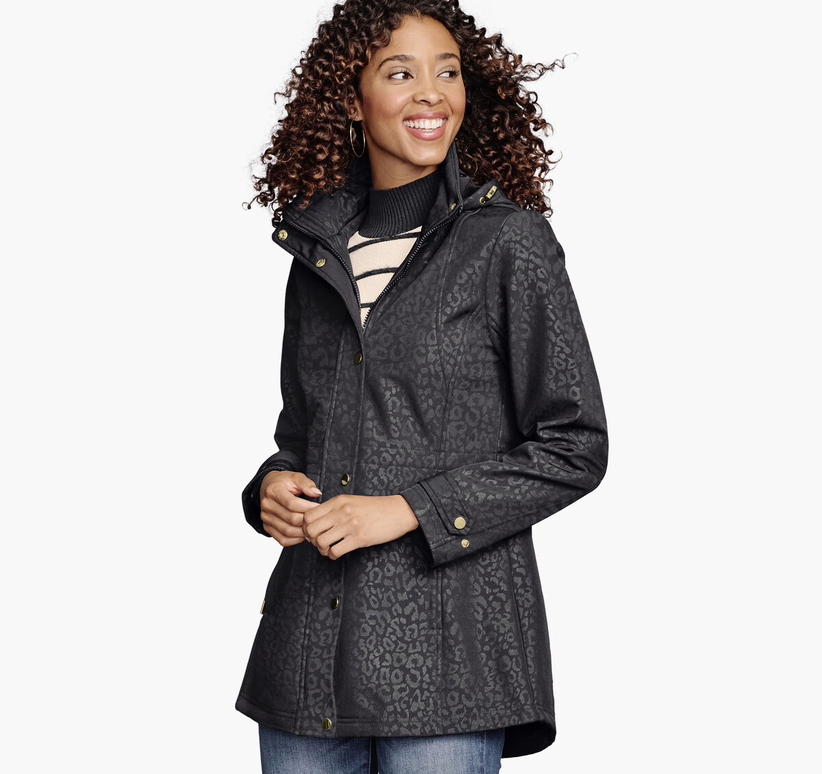 Leopard Soft Shell Jacket image number null