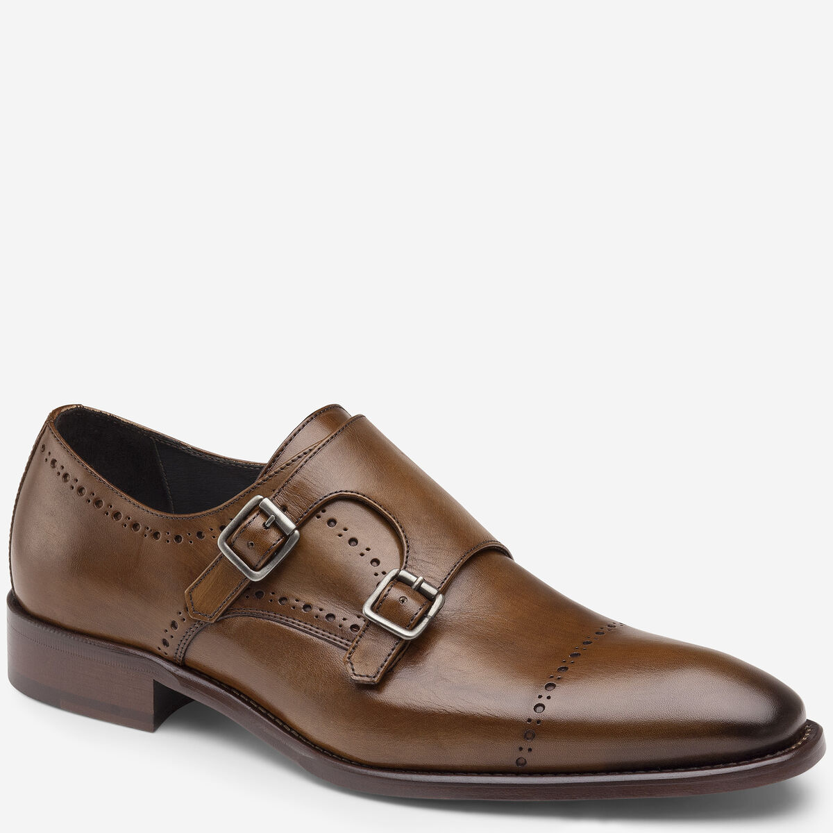 Reece Double-Buckle Monk Strap image number null