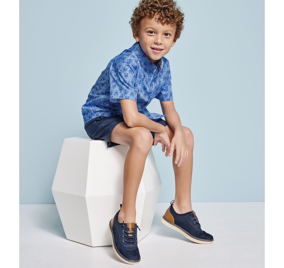 Boys Short-Sleeve Printed Shirt image number null