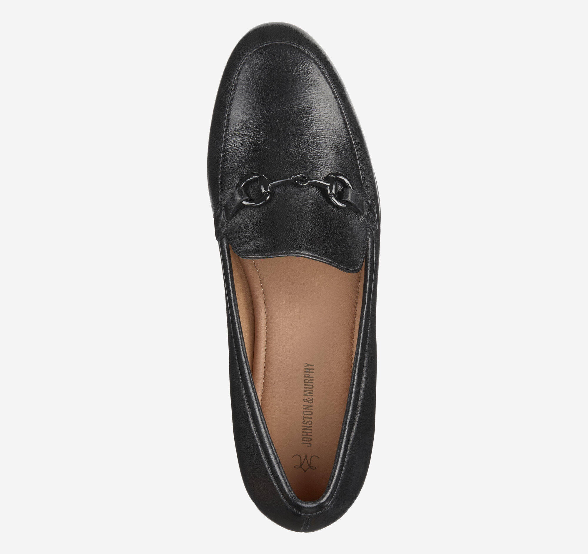 Women's Ali Bit Loafer in Black Glove Leather | Johnston & Murphy