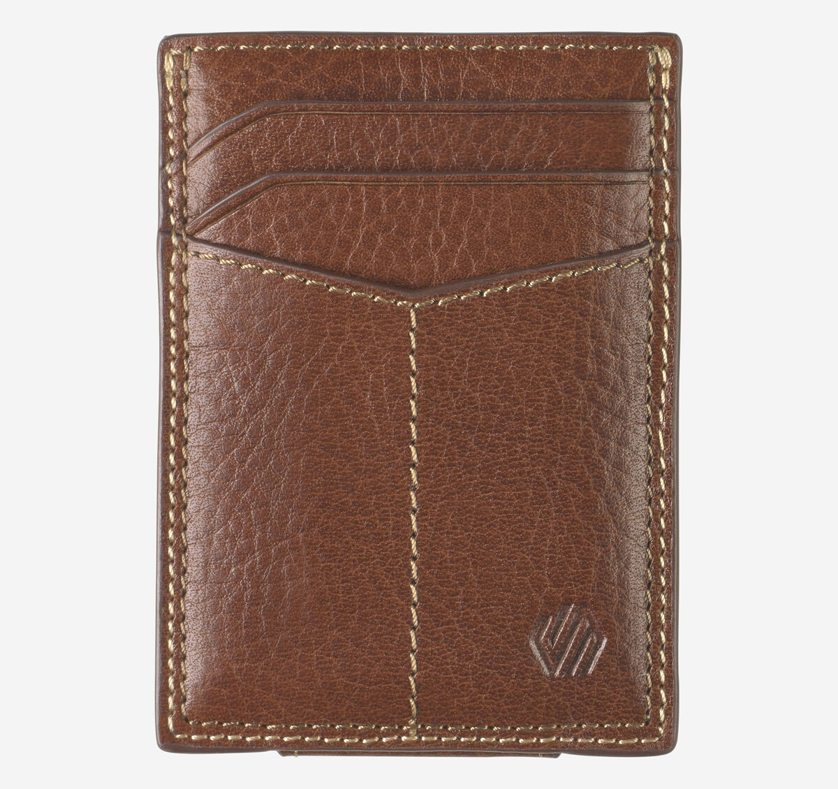 Double-Contrast Stitch Front Pocket Wallet image number null