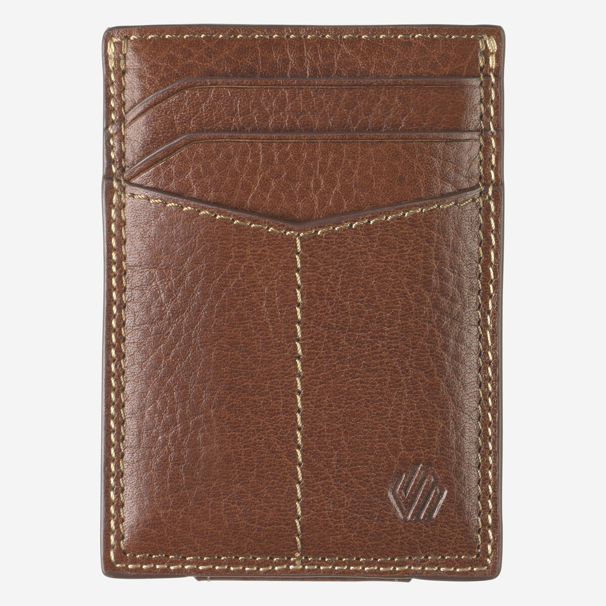 Double-Contrast Stitch Front Pocket Wallet image number null