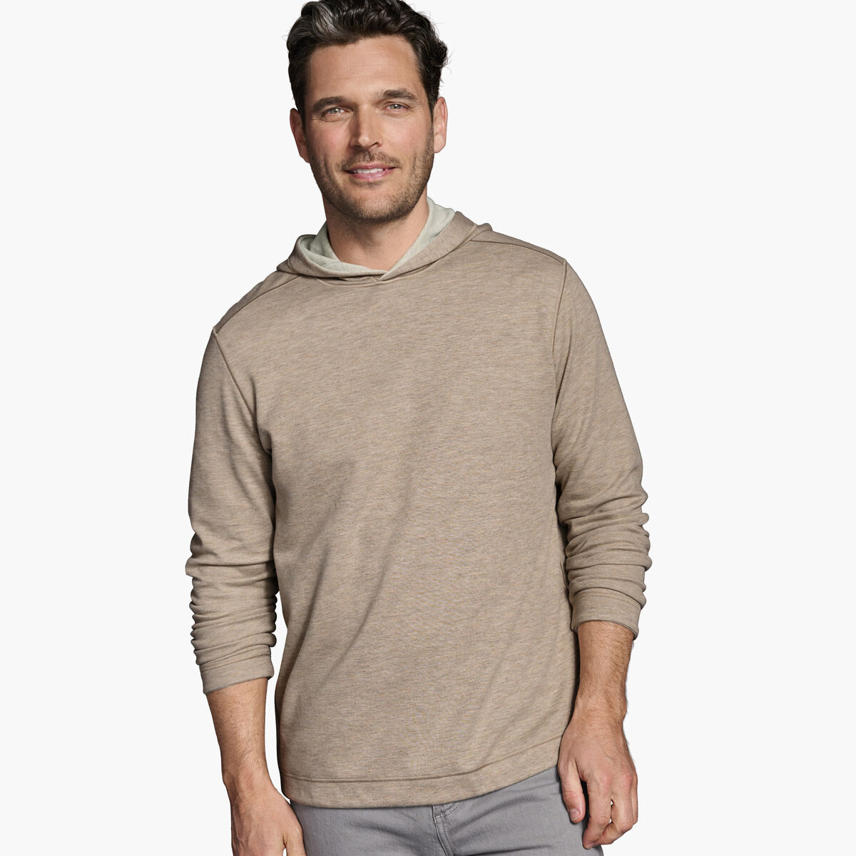 Reversible Knit Hoodie image number null