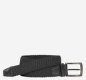 Woven Stretch-Knit Belt image number null