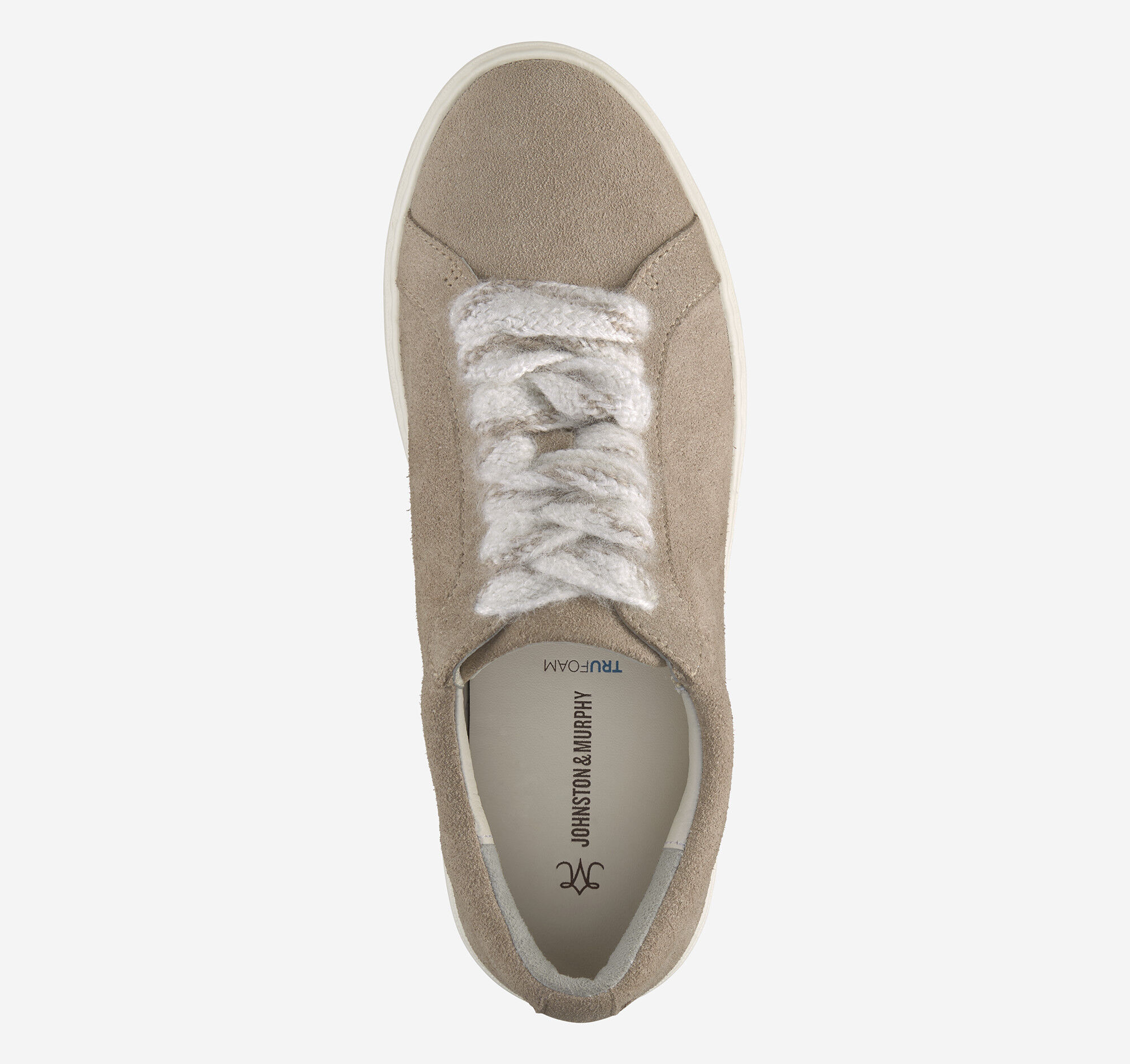 Women's Cammie Lace-Up in Taupe Suede | Johnston & Murphy