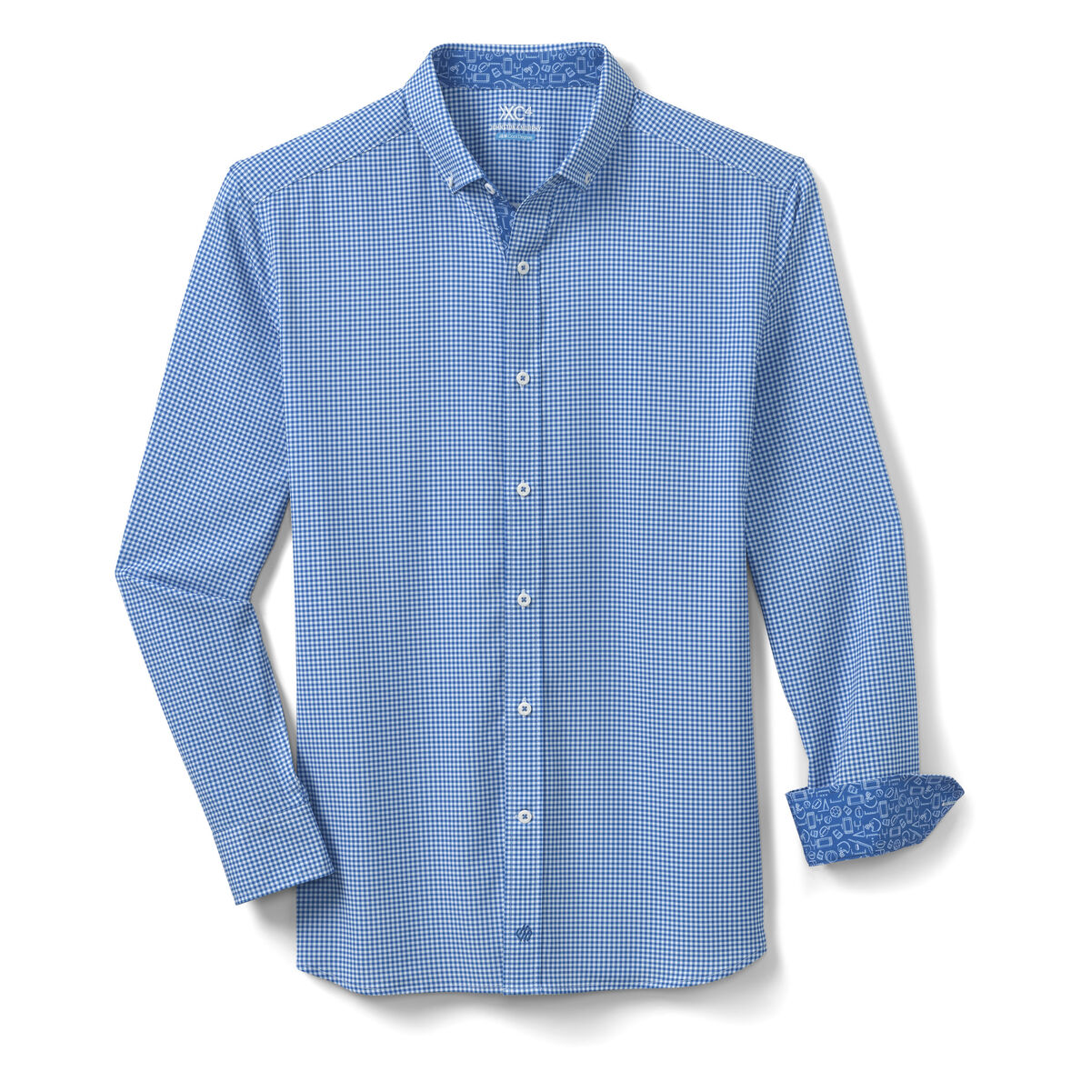 Game Day XC4® Long-Sleeve Gingham Shirt image number null