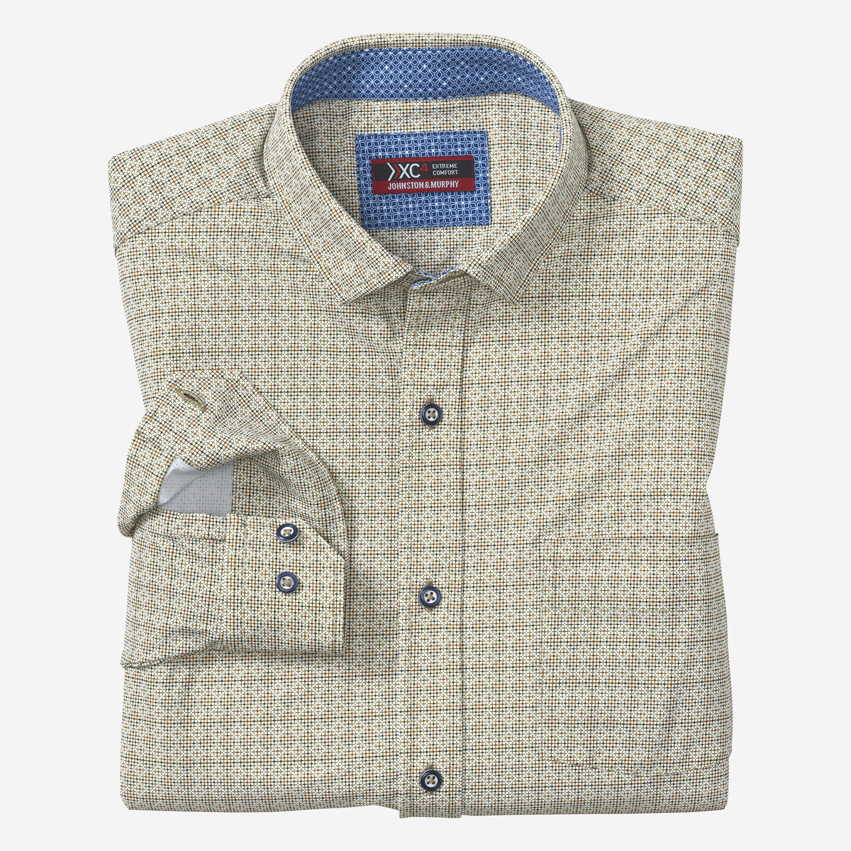 XC4® Motion Long-Sleeve Print Knit Shirt image number null